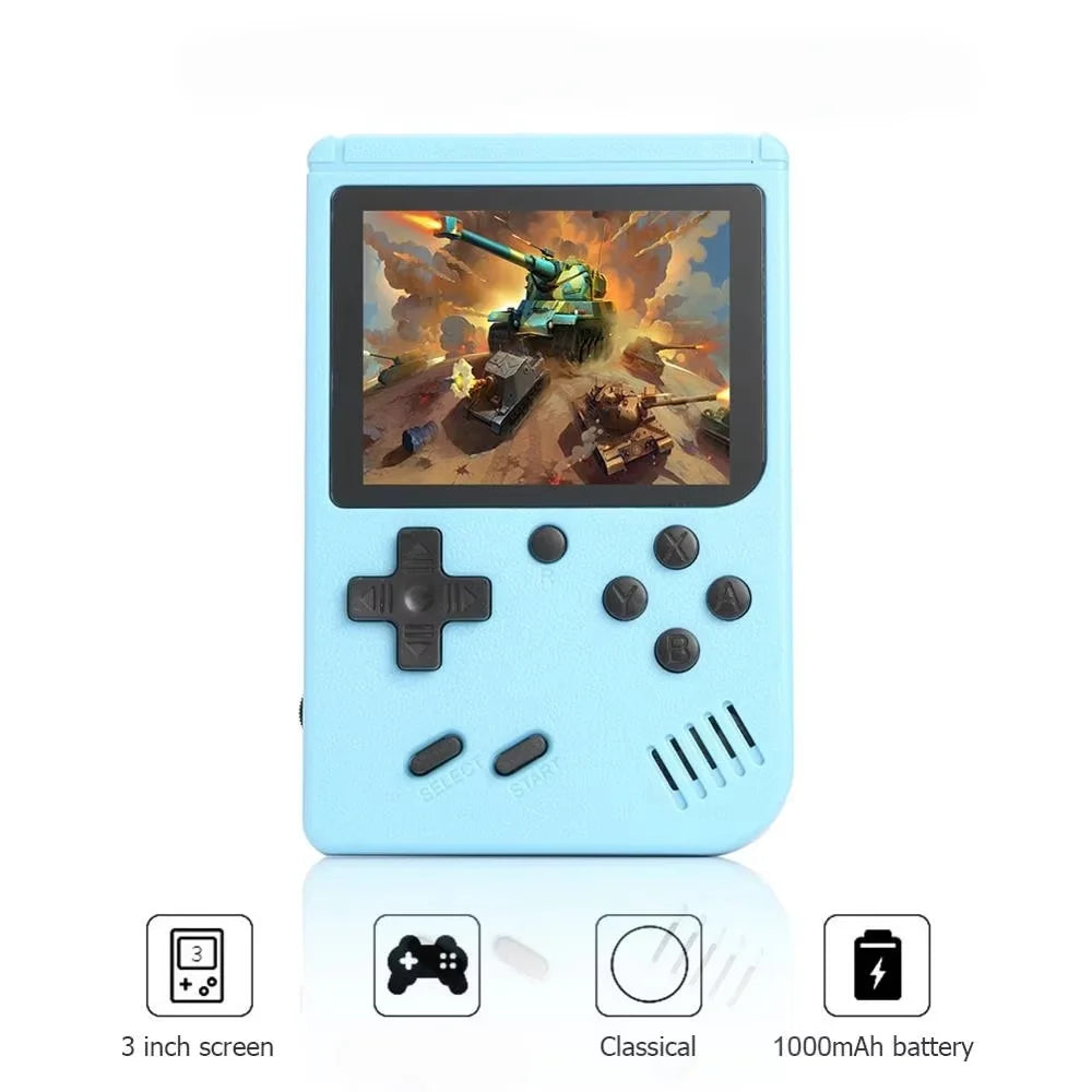 MINI Games Handheld Game Players Portable Retro Video Console Boy 8 Bit 3.0 Inch Color LCD Screen Games